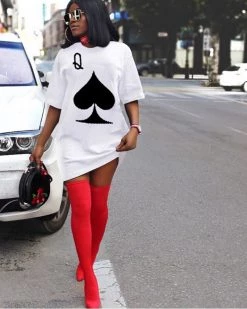 万卓 Sale Queen Of Spades DRESS