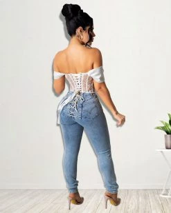 达梦 New In Corn Jeans