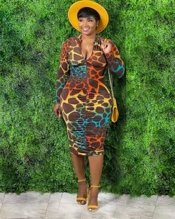 Divanewlook Sale Colorful Spots Dress