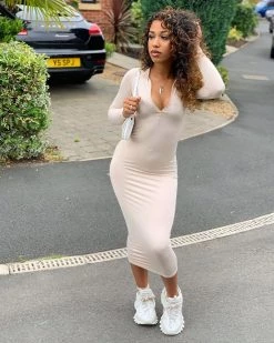 蔓薇 STRAIGHT TO THE POINT ZIP DRESS