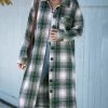 凯阔 New In WENDY CROPPED VARSITY PLAID COAT