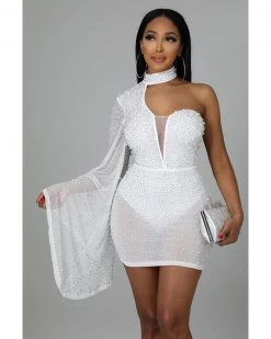 维妮亚 PEARL SEQUIN MINI DRESS New In 20 维妮亚 PEARL SEQUIN MINI DRESS New In