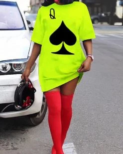 万卓 Sale Queen Of Spades DRESS