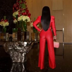 Divanewlook CATCHING MY BAG BLING JUMPSUIT New In