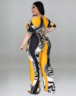 辉煌 Dolly Off Shoulder Jumpsuit