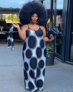 慧尚颖 POLKA DOT MAXI DRESS New In