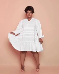 胖妹儿 Sale Tulip Dress