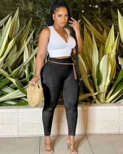 墨雅纺 Take Me Out Legging Set New In