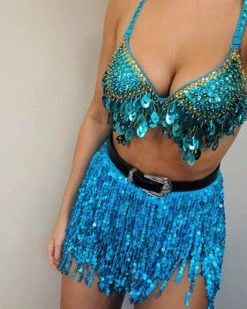 Divanewlook SEQUINS TASSEL SKIRT New In