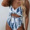 Divanewlook New In HIGH WAIST HOLLOWED OUT SWIMSUIT