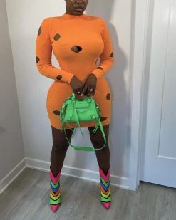 Divanewlook PULLOVER HOLLOW OUT DRESS