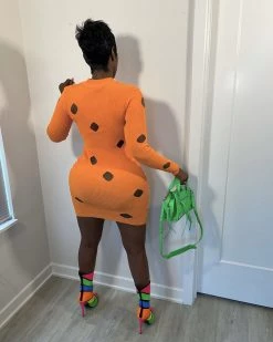 Divanewlook PULLOVER HOLLOW OUT DRESS