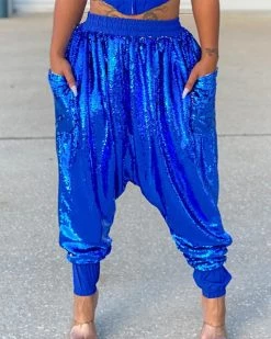 Divanewlook SEQUIN HAREM JOGGERS New In