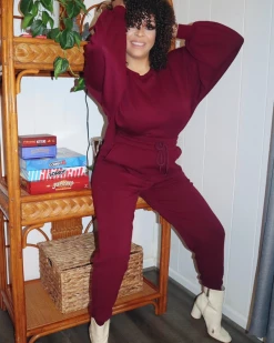 赞朵&金宸 ROUND NECK PULLOVER SWEAT SET