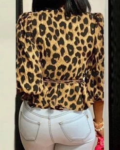 Divanewlook LOOSE LEOPARD PRINT TOP 7 Divanewlook LOOSE LEOPARD PRINT TOP