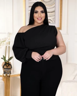 艾丝琳 Sale One Sleeve Top