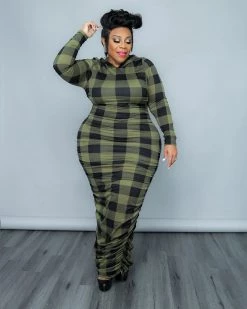 Divanewlook PLAID PLEATED DRESS 6 Divanewlook PLAID PLEATED DRESS