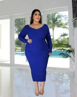 冰梦 ELEGANT KNITTED DRESS New In