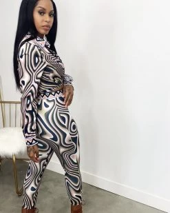 Divanewlook IRREGULAR FLUID PANTS SET New In 7 Divanewlook IRREGULAR FLUID PANTS SET New In