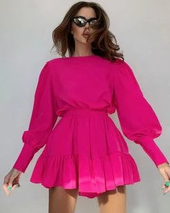 Divanewlook FRENCH STYLE LANTERN DRESS New In