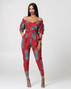 Divanewlook IMAGIST PATTERN JUMPSUIT