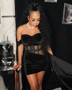 Divanewlook DARK NIGHT PRINCESS DRESS