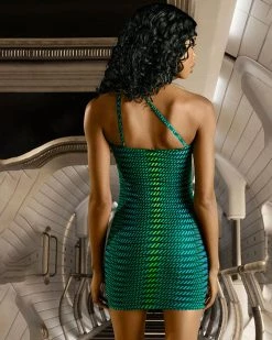 Divanewlook ASYMMETRIC BANDAGE DRESS