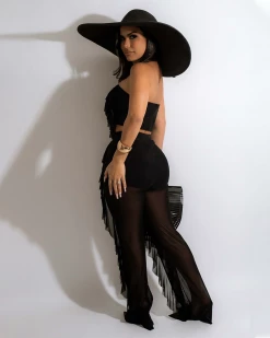 Divanewlook HOLLOW CHAIN PANTS New In