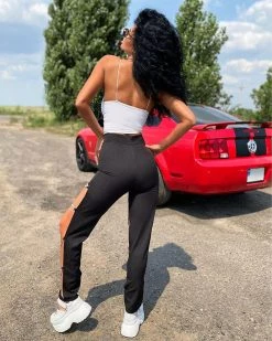 Divanewlook HOLLOW CHAIN PANTS New In