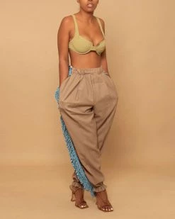 Divanewlook MOP TASSEL PANTS New In