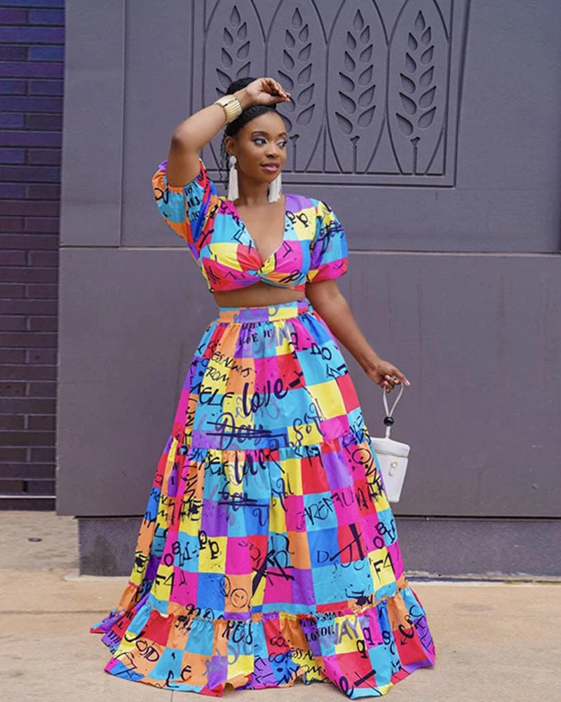 怡梦 New In COLORED LATTICE SKIRT SET 1 怡梦 New In COLORED LATTICE SKIRT SET