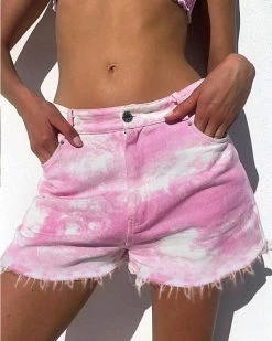 Divanewlook New In PINK MARSHMALLOW SHORTS