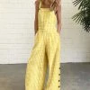 Divanewlook New In PLAID SUSPENDER JUMPSUIT