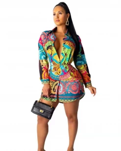 Divanewlook The Latitudes Button Up Top/Dress