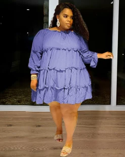 Divanewlook It Girl Plus Size Midi Dress New In