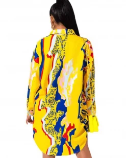 Divanewlook The Latitudes Button Up Top/Dress