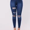 Divanewlook Classic Straight Leg Jeans New In