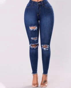 Divanewlook Classic Straight Leg Jeans New In