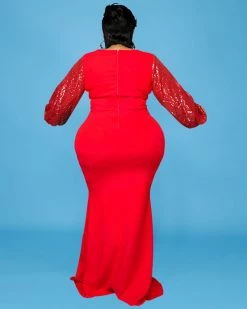 Divanewlook New In Runway Sequin MAXI Gown