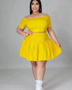 爱维恩&品遇 Baby Doll Skirt Set New In