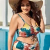 Divanewlook New In Plus Size Two Piece SWIMSUIT