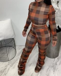 贝蒂 Peggy Plaid Pants Set