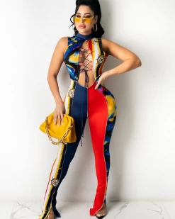 Divanewlook Bandage Jumpsuit New In