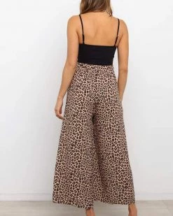 贝利雅 CHIC LEOPARD PALAZZO PANTS New In