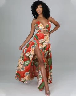 新鸿鑫 New In Bring Me Mimosas Maxi Dress