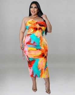 鸣达 New In Oil Painting Dress