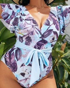 鸿瑞 New In Summer Fresh One-piece Swimsuit