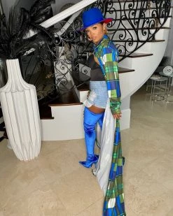 九成 New In YOU SEE MY PLAID DUSTER