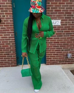 怡梦 New In MAYAN PEARLISED PLISSE SET