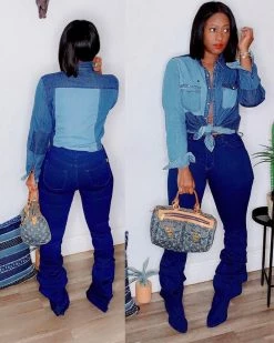 Divanewlook Addey Denim Shirt New In